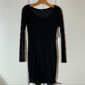 Audrey Black laced pencil dress size S brand new